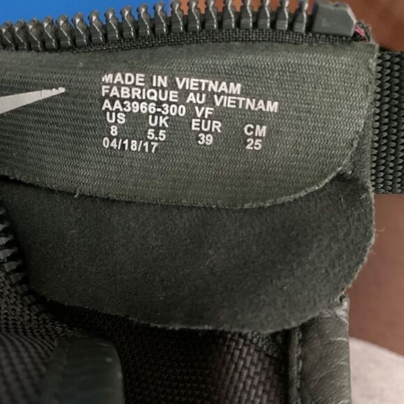 Nike Special Forces Air Force 1 SF AF1 Mid Green Womens Shoe Size  8 AA3966-300 - Picture 12 of 12